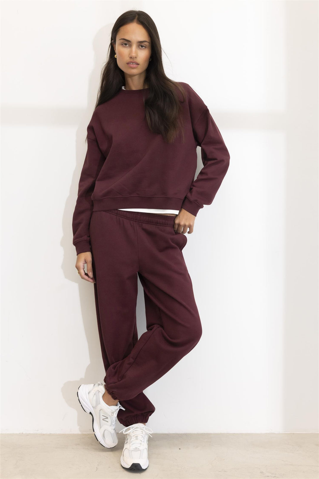 Mila Sweatpants  Deep Plum