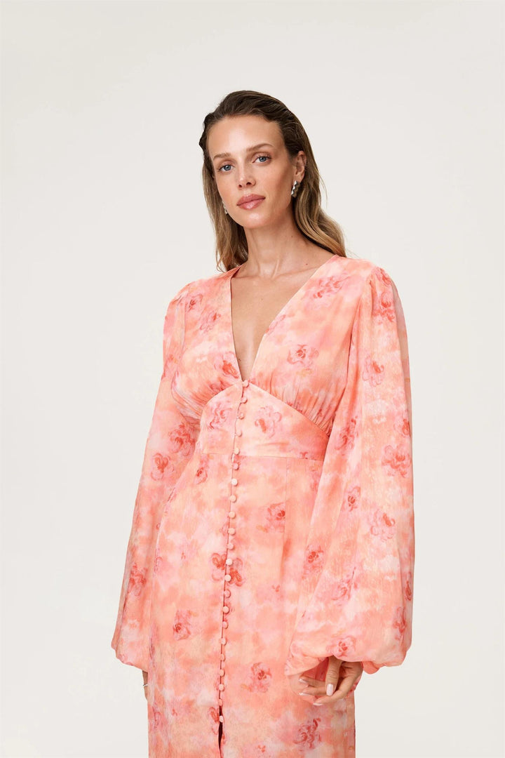 Positano Maxi dress  Peach