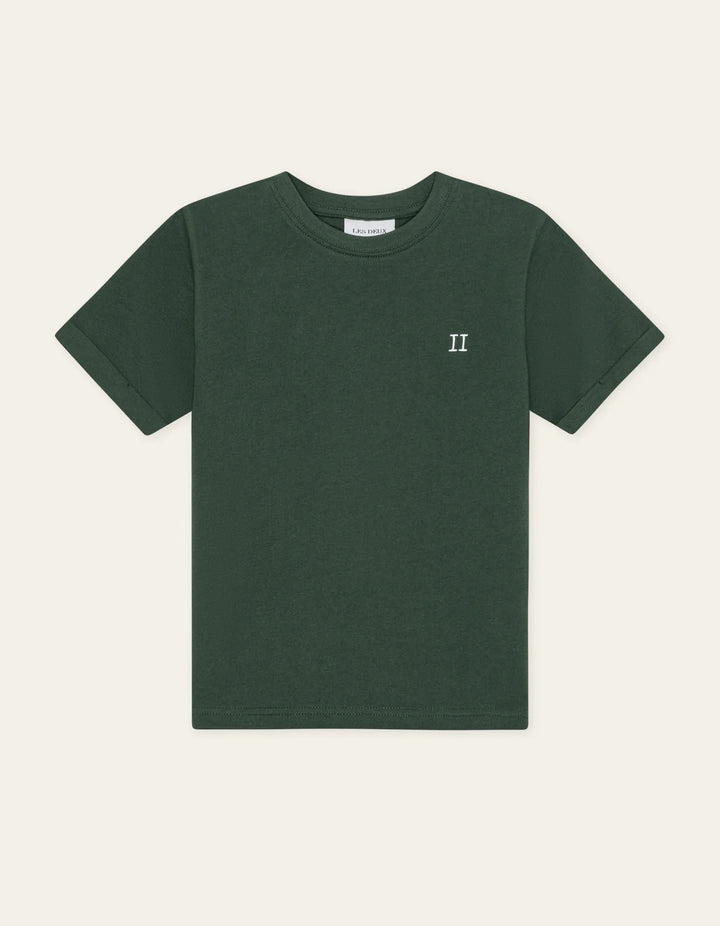 Core Contrast T-Shirt KIDS  Pine Green
