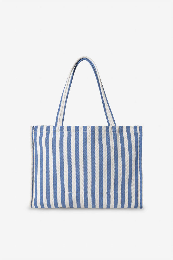 Ivy Tote Bag  Blue Stripe