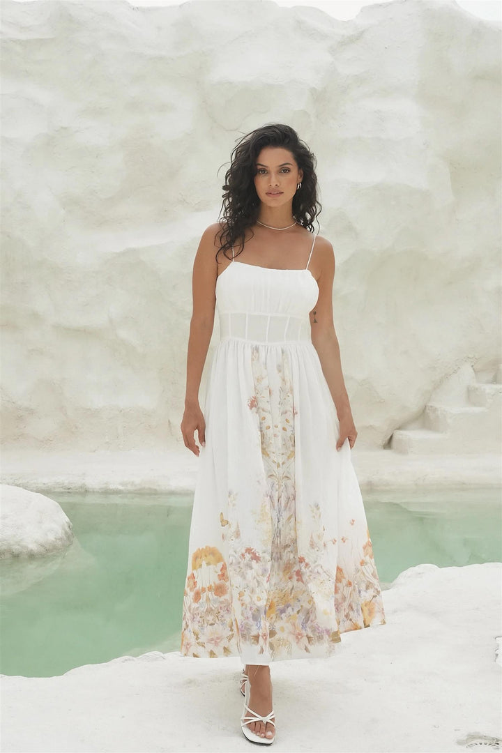 Bernadette Midi Dress  Misty Garden