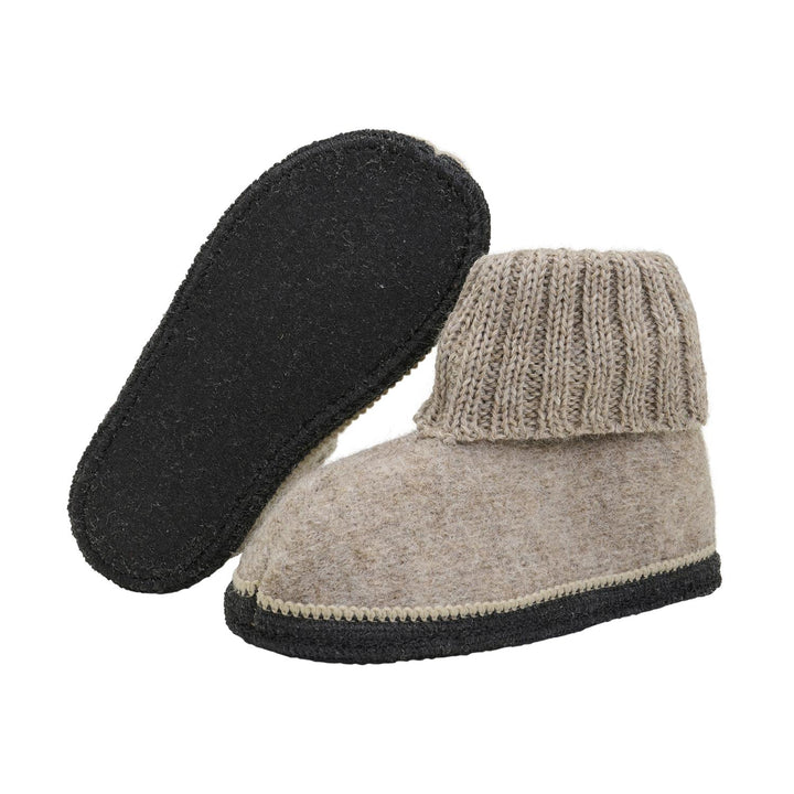 Slippers Wool  Camel Melange