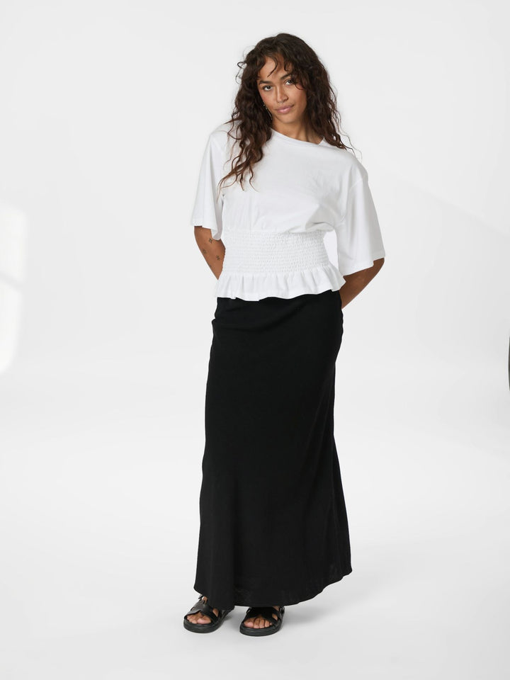 DRAY BOXY SMOCK TEE  White