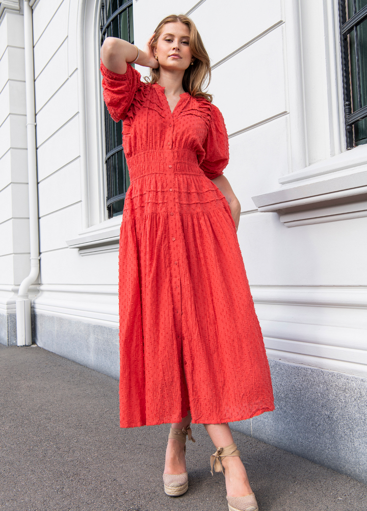 Fabienne Dress  Rouge