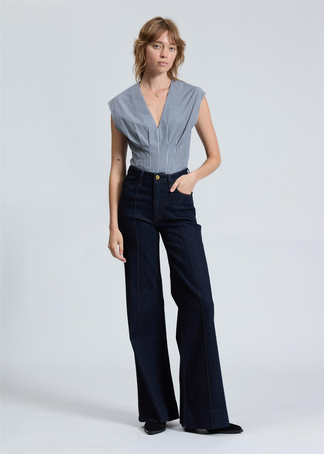 SKYLAR HIGH-RISE TROUSER JEAN  Rinse