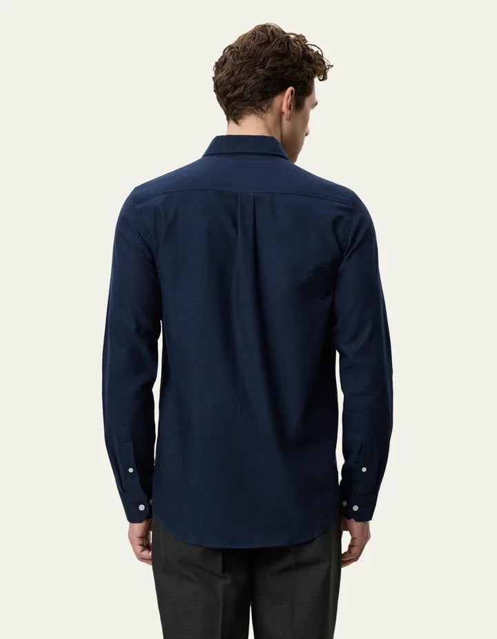 Soft Flannel Shirt  Dark Navy Blue