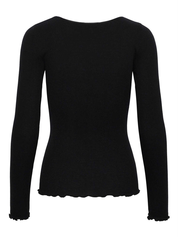 RWMiao LS O-neck Regular T-shirt  Black