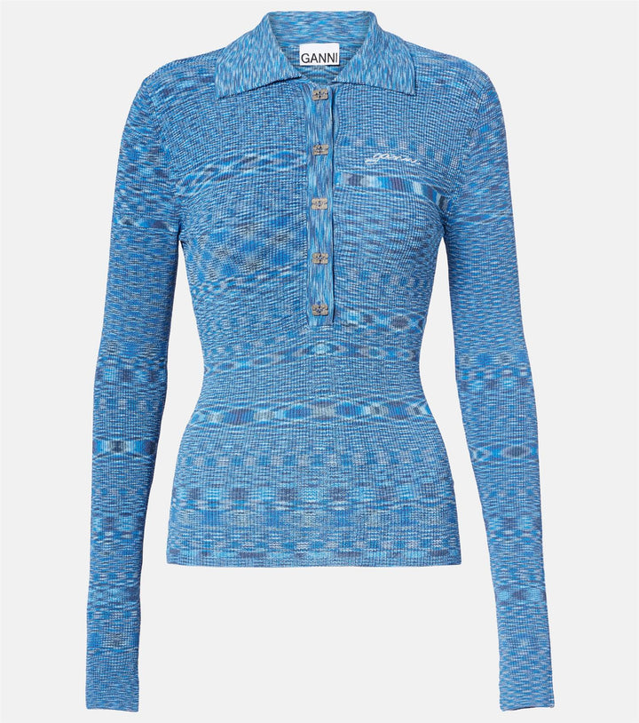 SPACEDYED POLO  Blissful Blue