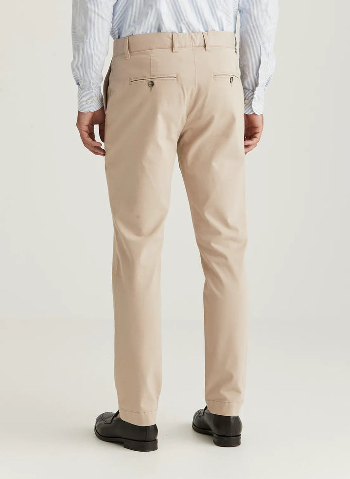 Jeffrey Brushed Chino  Khaki