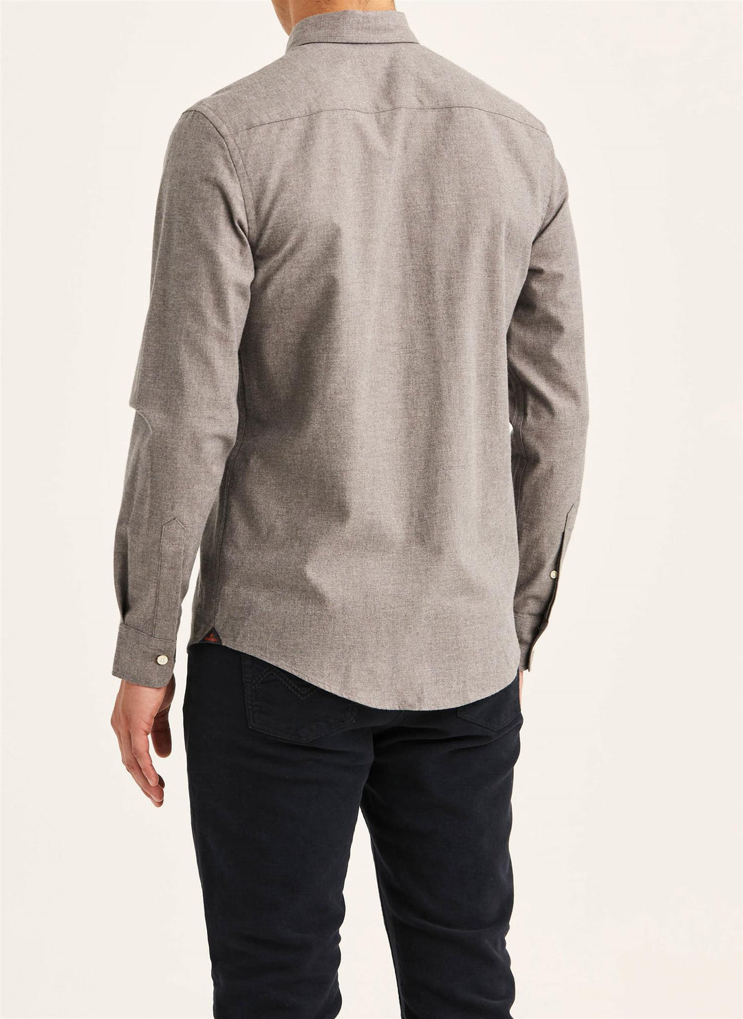 Watts Flannel Shirt-Slim Fit  Brown