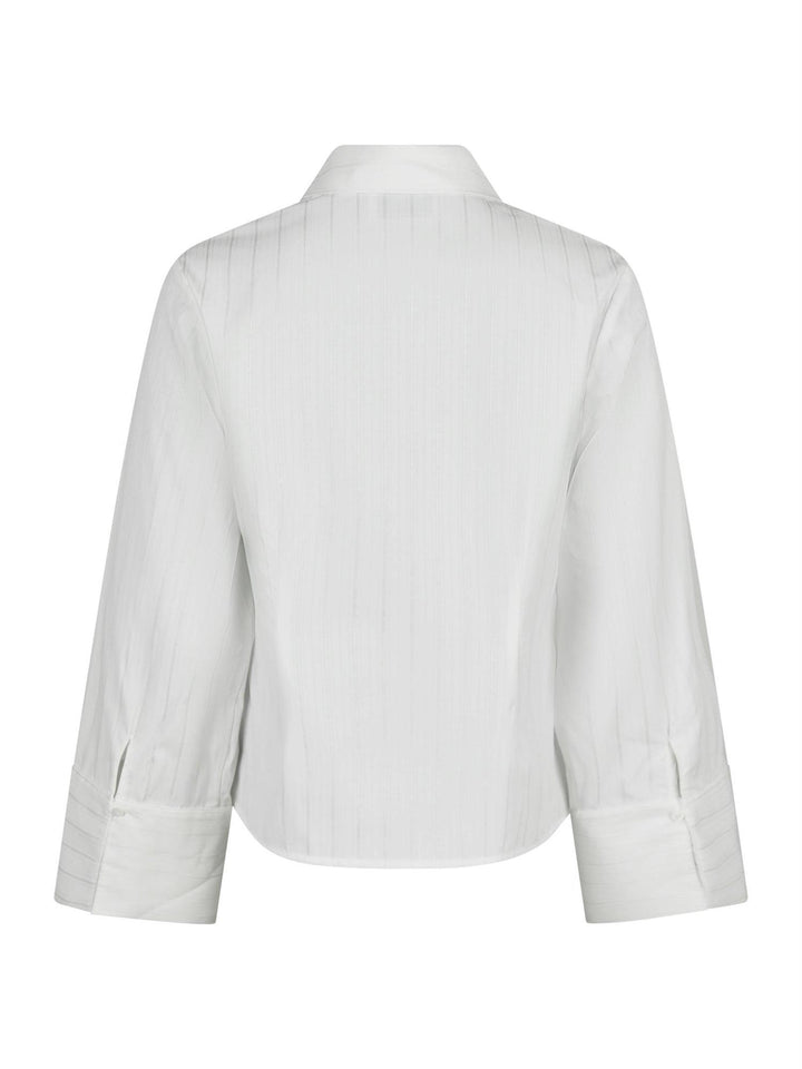 Rosa solid shirt  White