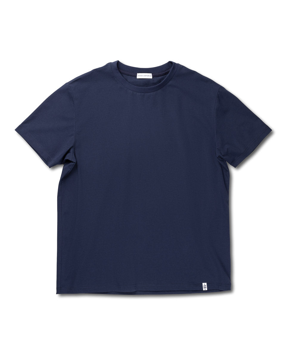 Organic Cotton Crew Tee  Navy