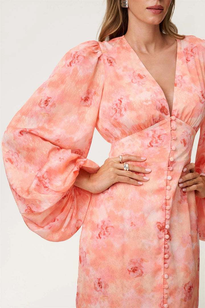 Positano Maxi dress  Peach