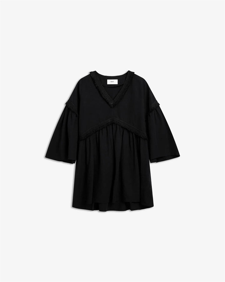IBEN EDEN DRESS  Linen Black