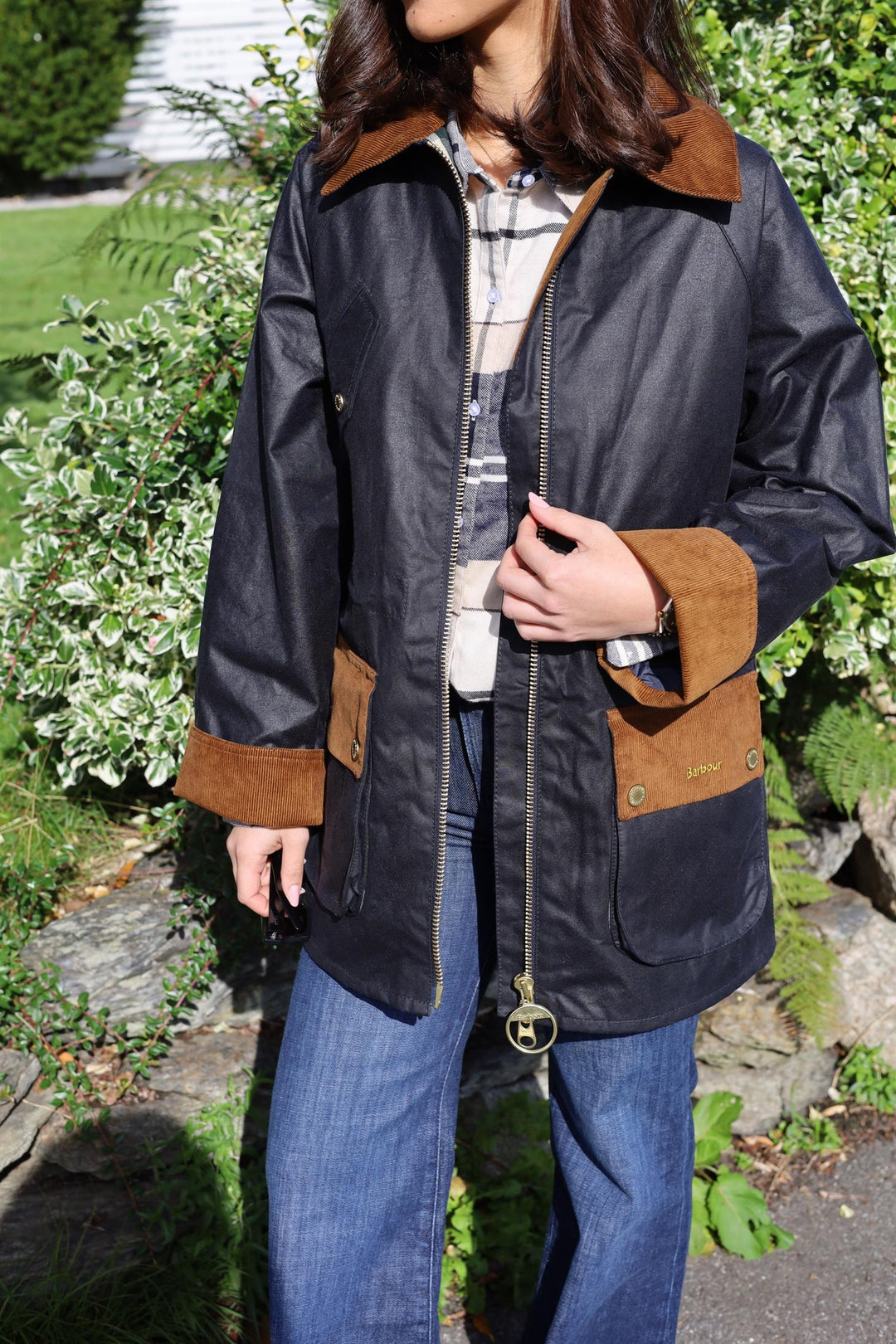 Barbour Treeton Wax  Navy/Ancient