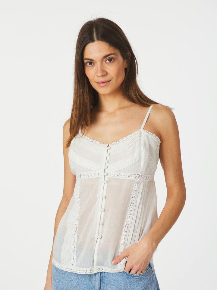 Nimissa S Voile Top  White