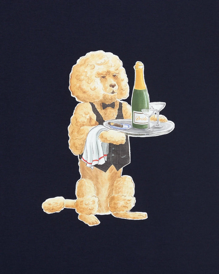 Le T-Shirt Poodle  Navy