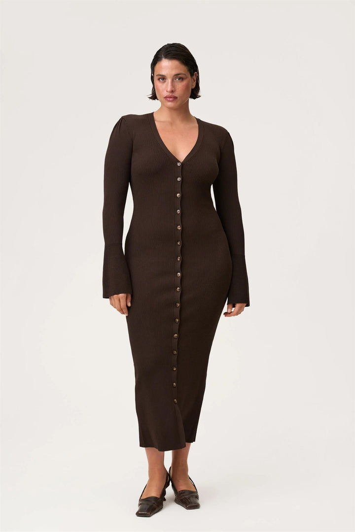 MILANO DRESS  Brown