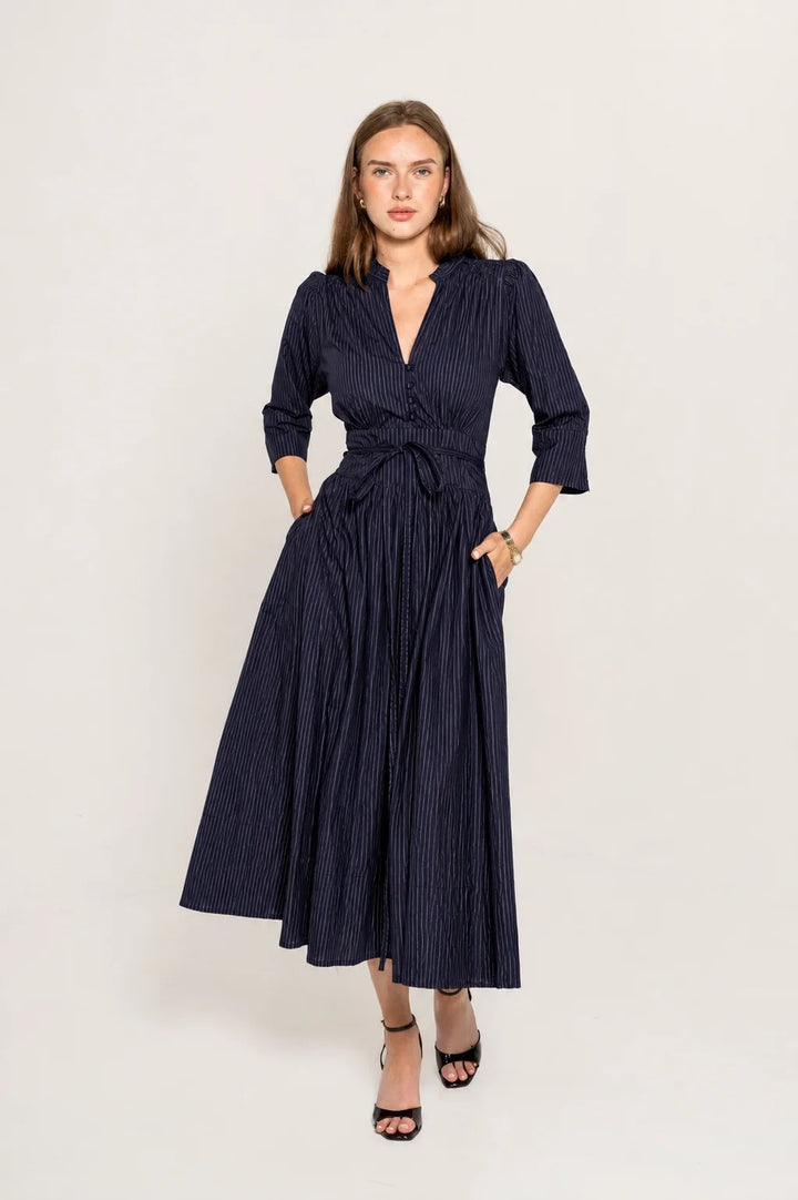 Maria Dress Pinstripe  Pinstripe