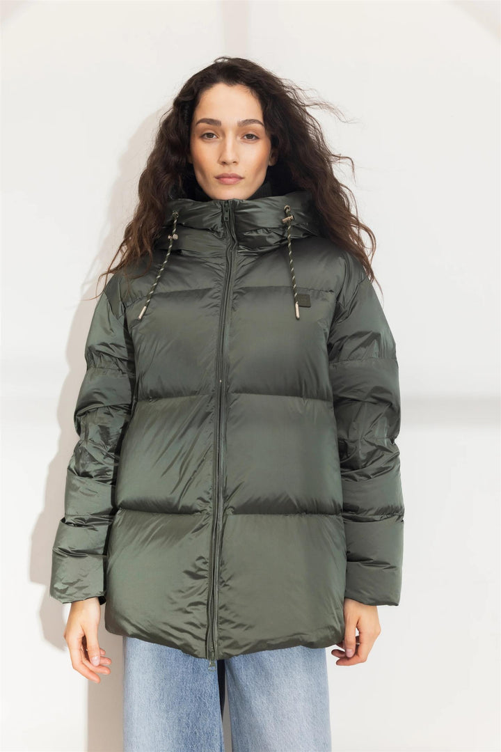 Saga down jacket  Olive