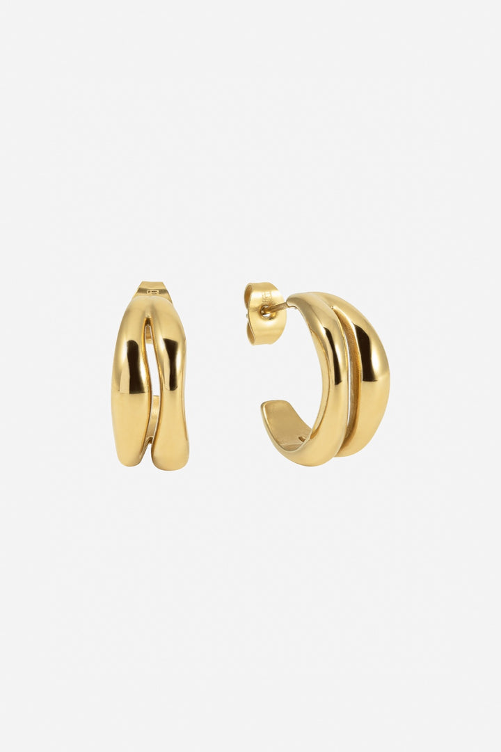 The Curved Hoops  Gold