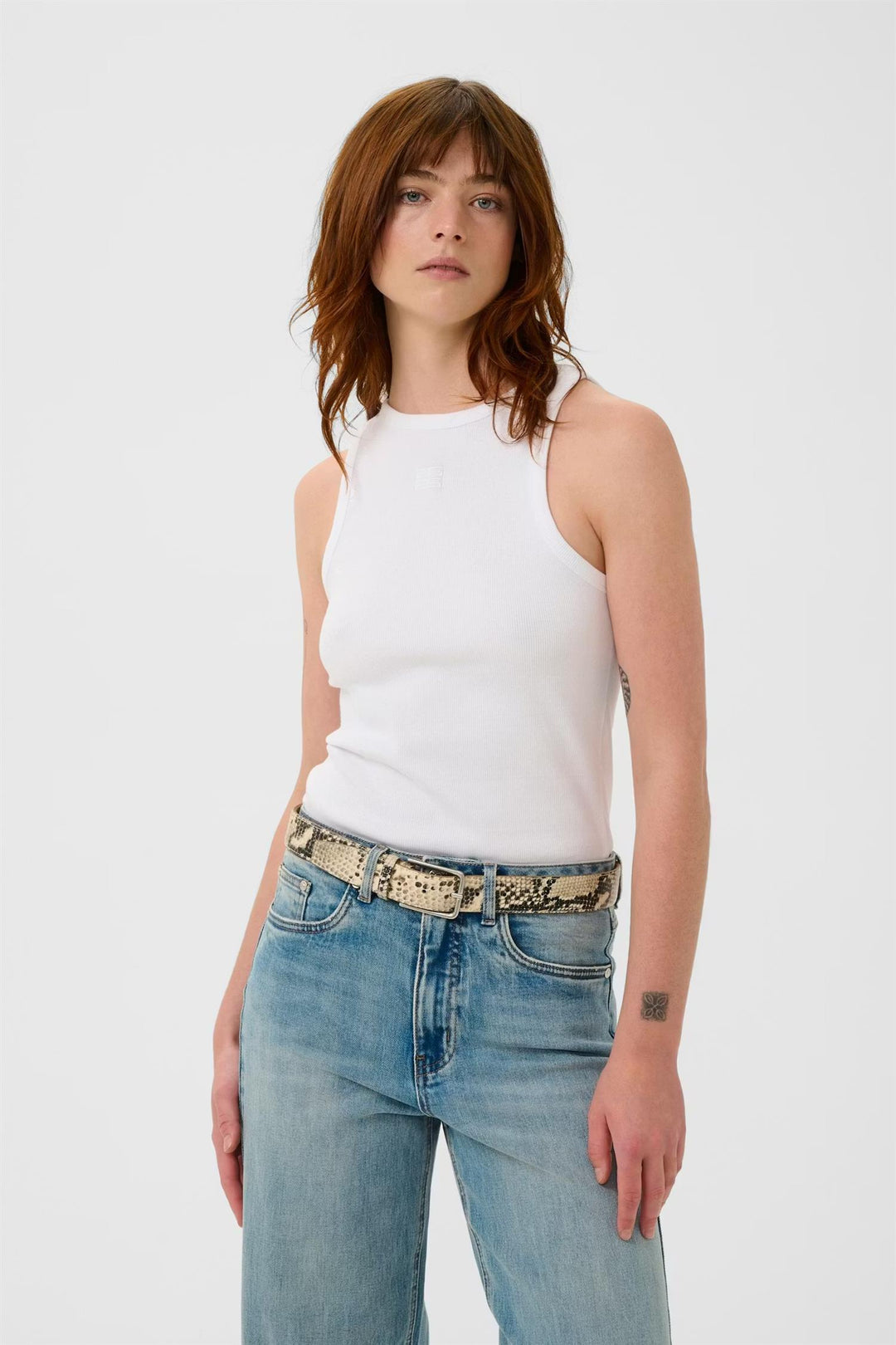 Drew logo tank 2.0  Bright White