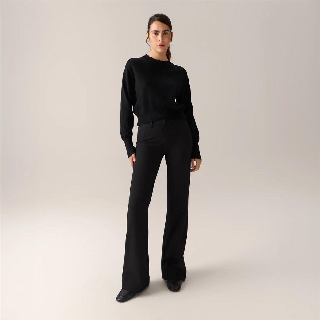SILVIA SUPLE ROBLE WOOL  Black