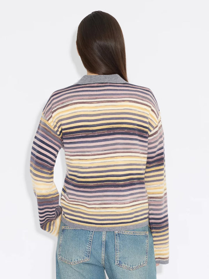 Luna Space Yarn Polo  Multicolor