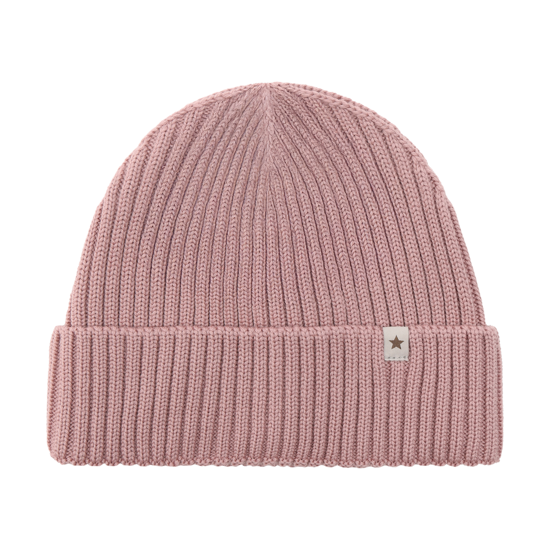 Beanie Wool Knit  Woodrose