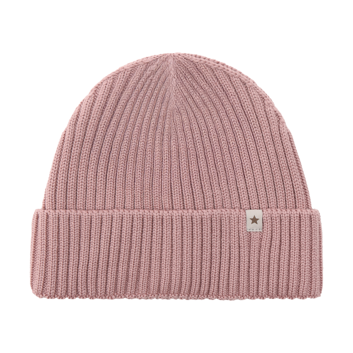 Beanie Wool Knit  Woodrose
