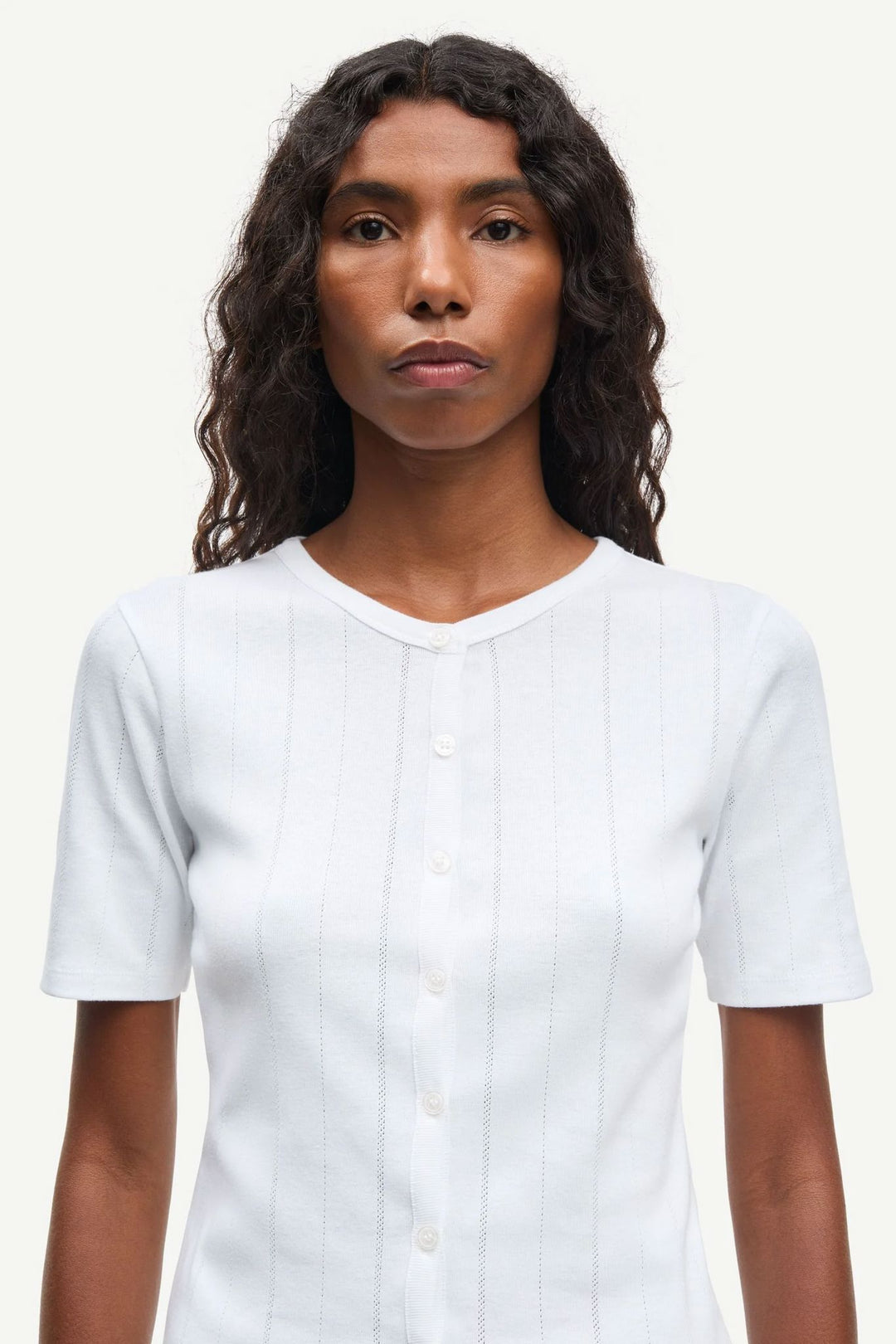 Sajuni Ss Cardigan  White