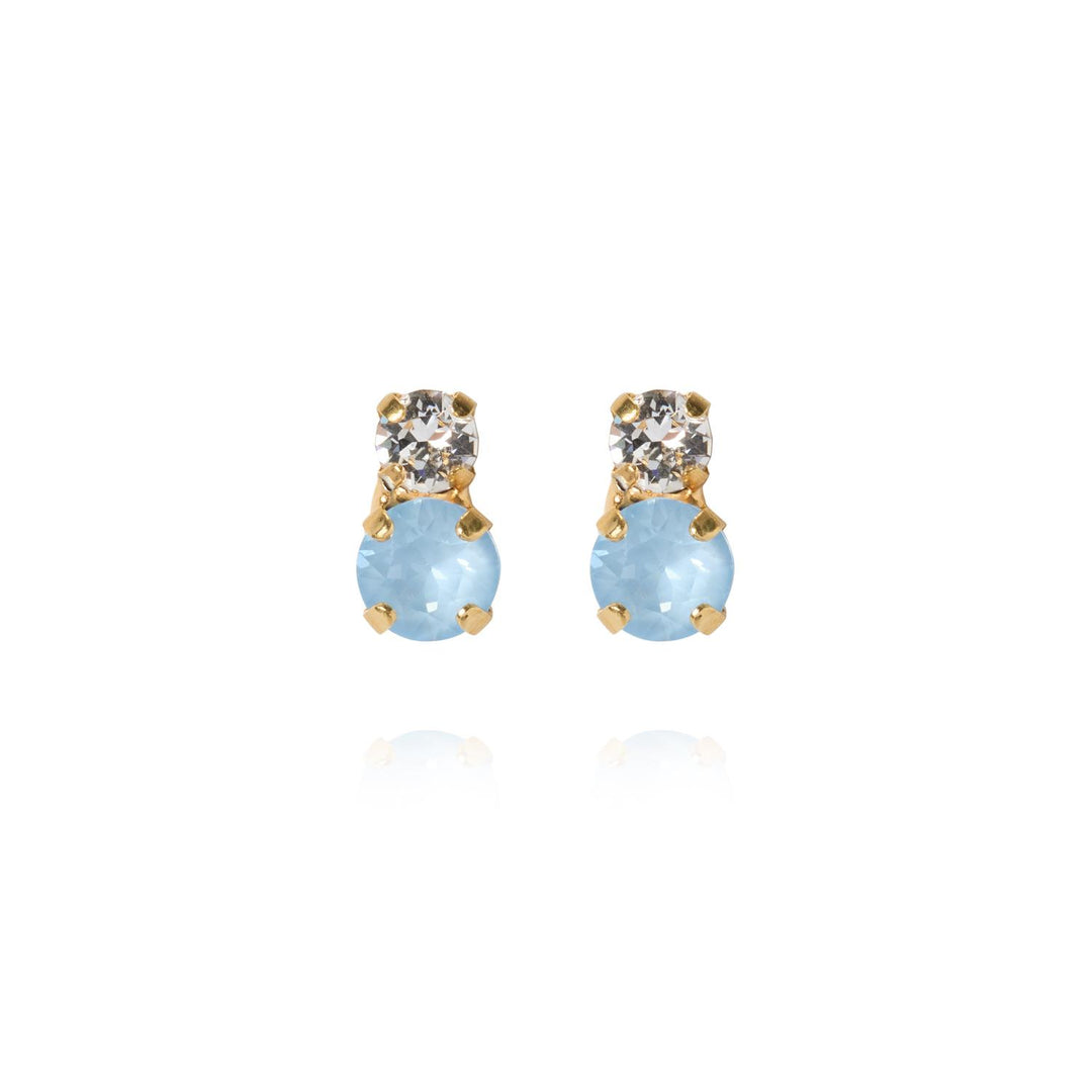 LEAH EARRINGS GOLD Sky Combo