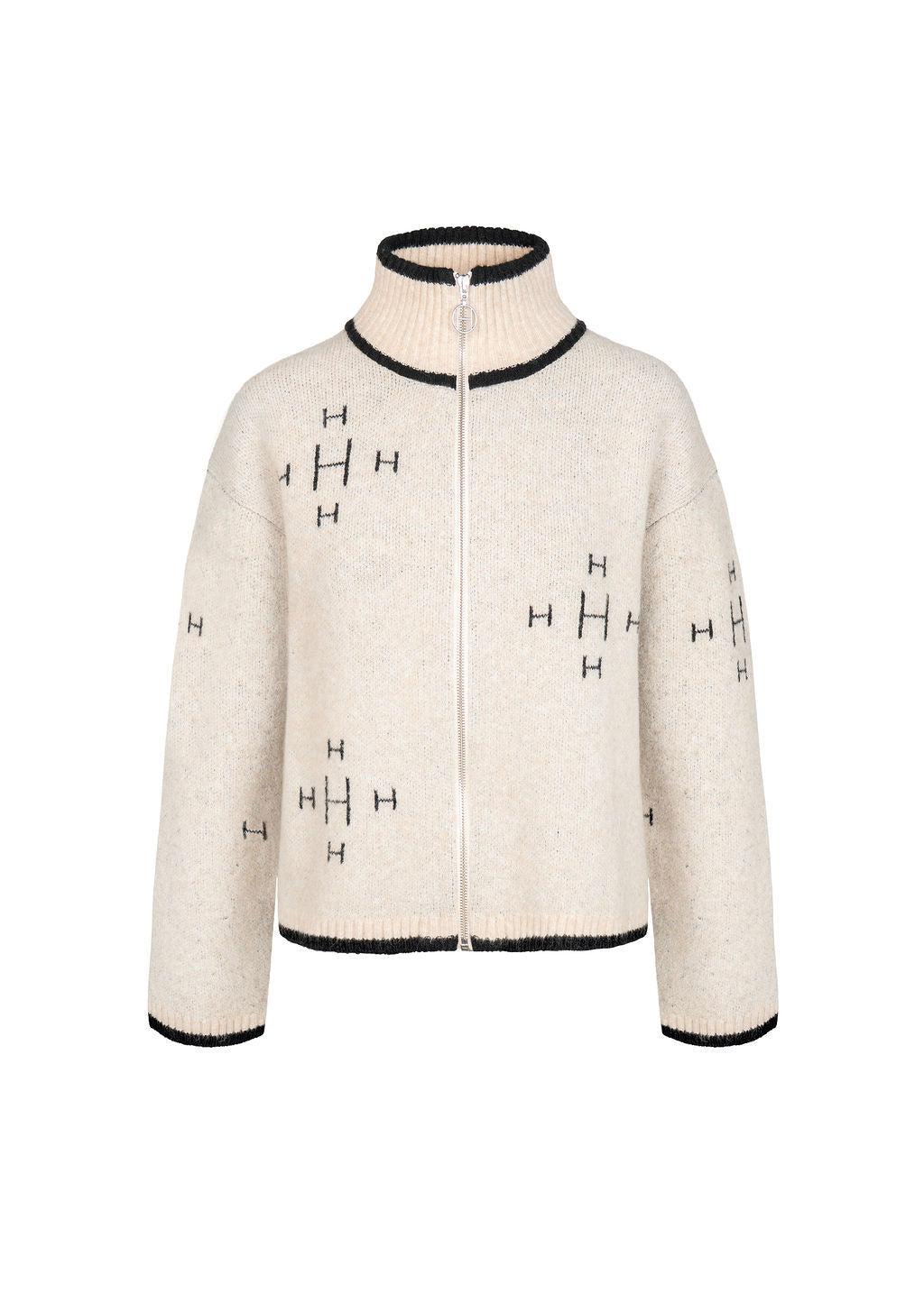 Iben Zip Jacket  6514 Light Beige Melange