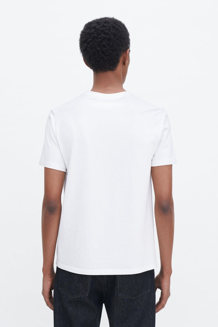 STRETCH COTTON TEE  White