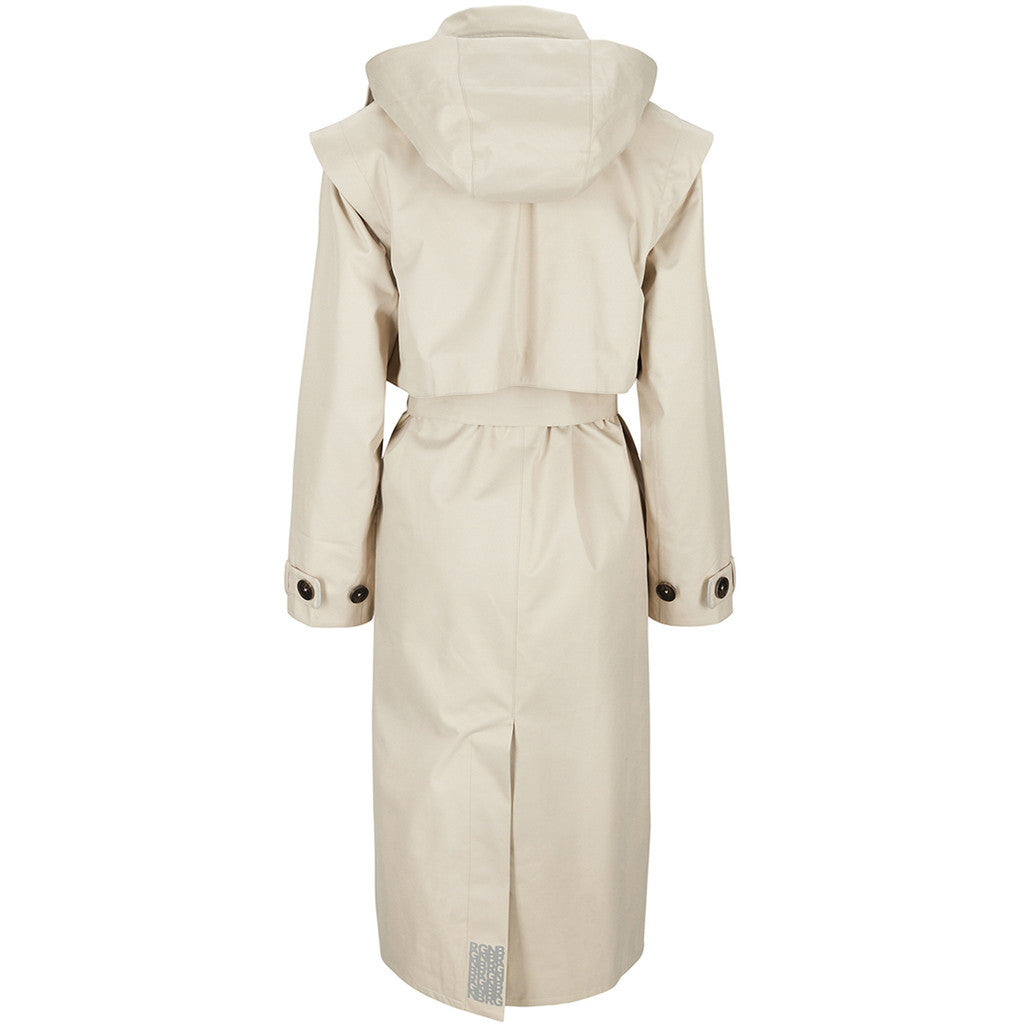 Regndråpe Trench Coat  Sand