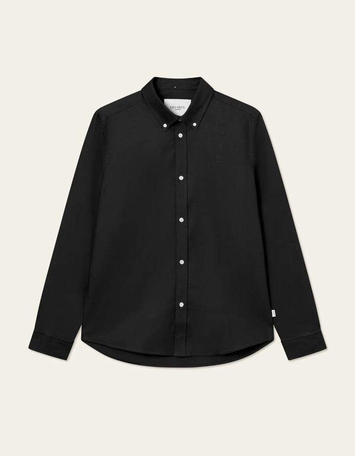 Konrad Oxford Shirt - Seasonal  Black