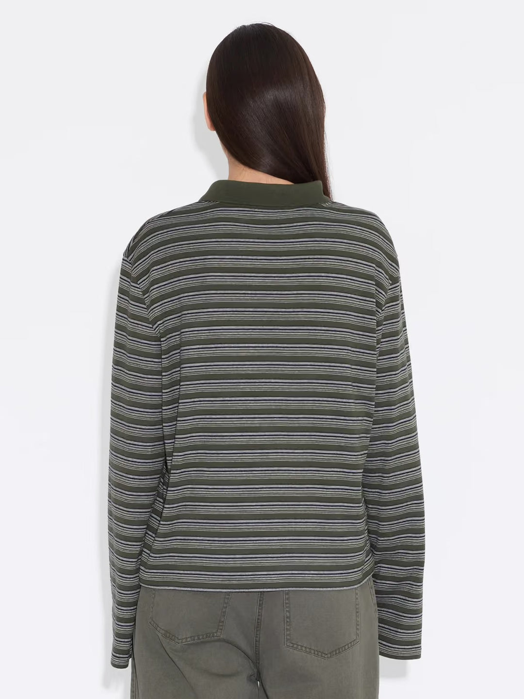 SUNNY POLO  Green Stripe
