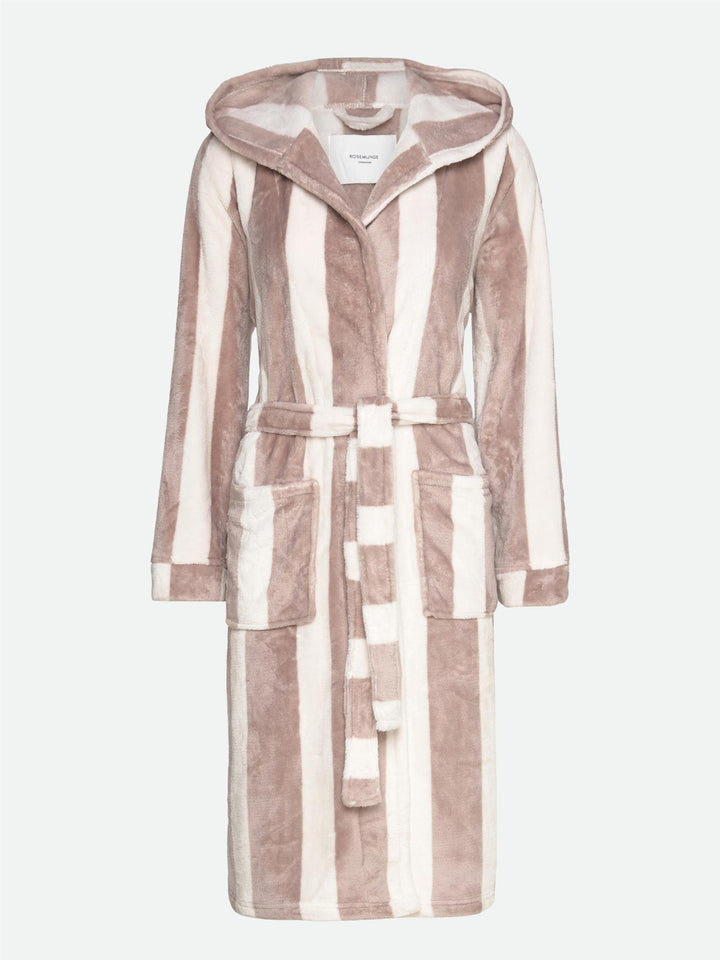 RHFlurry ffleece robe  Powder Stripe