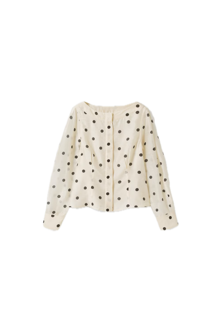 Maika blouse  Black Dots