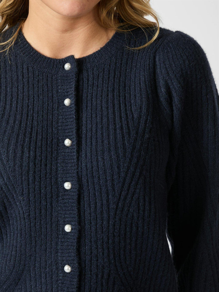 Puli knit cardigan  Navy