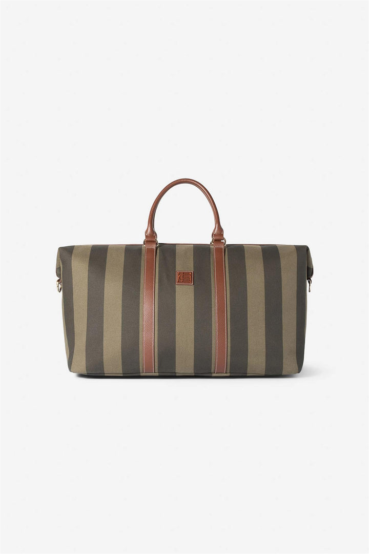 Marlowe Weekend Bag  Green Stripe