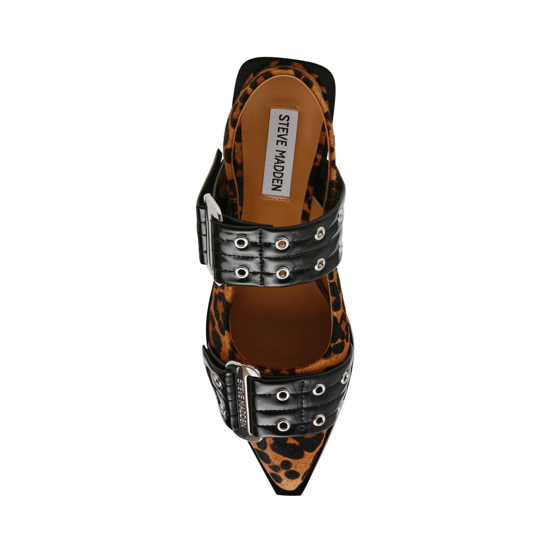 GRAND AVE-L SANDALS  Black/Leopard