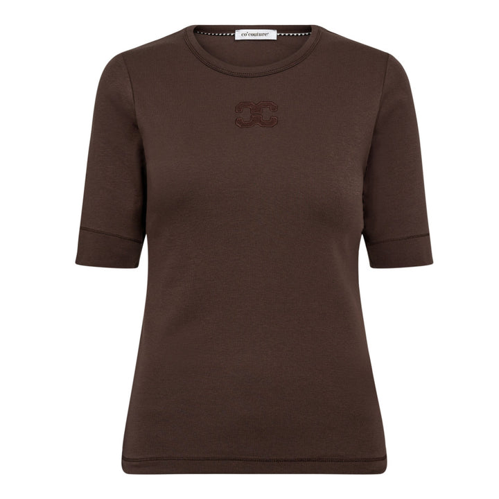 GrannyCC Embroidery SS Tee  Mocca