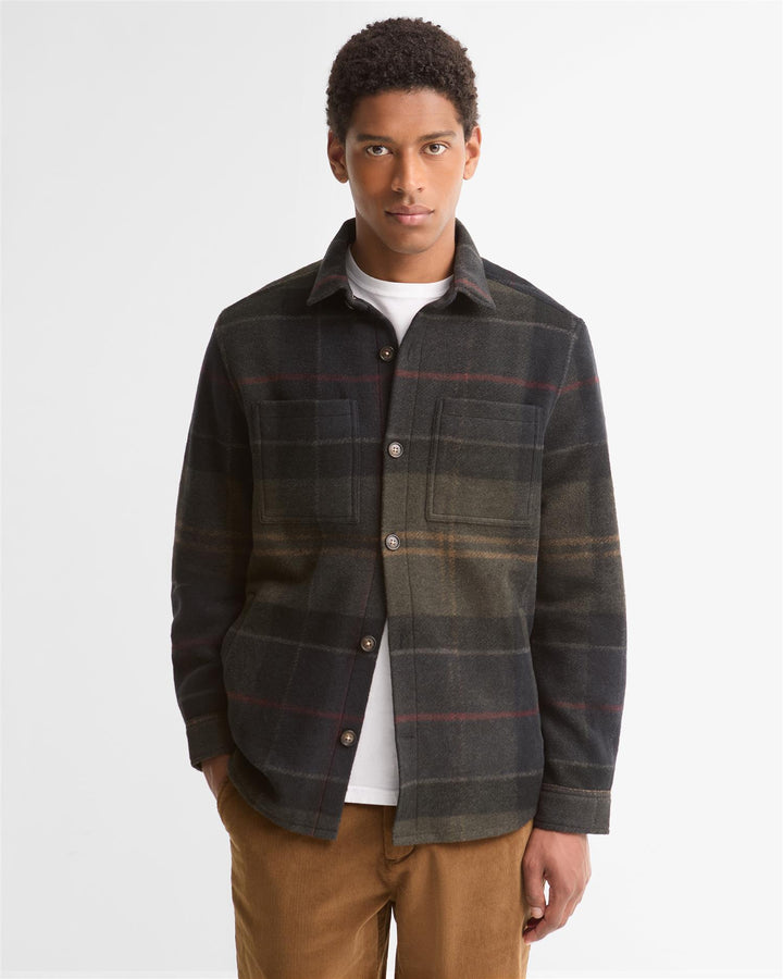 Barbour Woodlane Ovsh  Shadow Classic Tartan