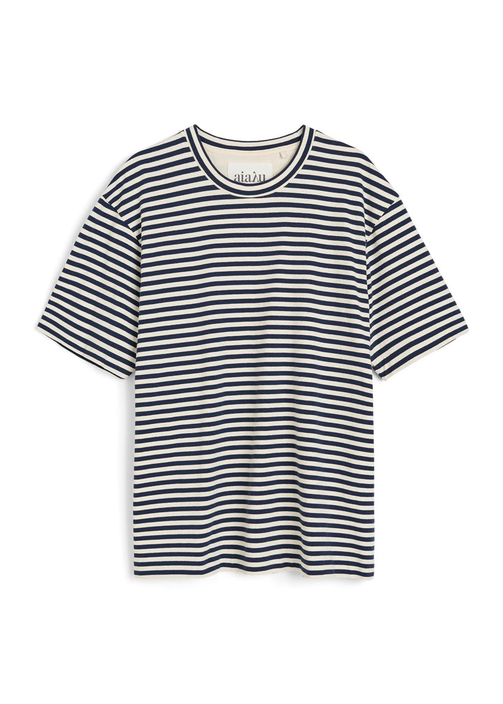 Lui Circular Striped Tee  Mix Night