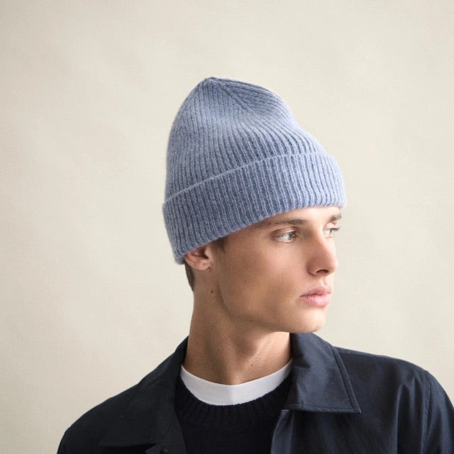 BEANIE Washed Demin