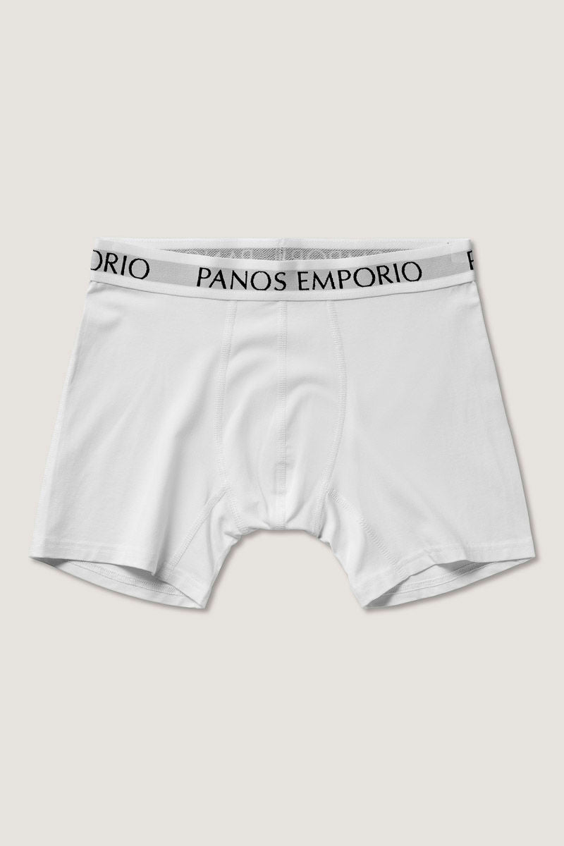 3pk Base Bamboo Boxer  White/White/White