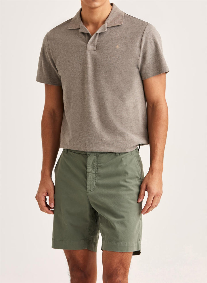 Dylan Piqué Shirt  Brown