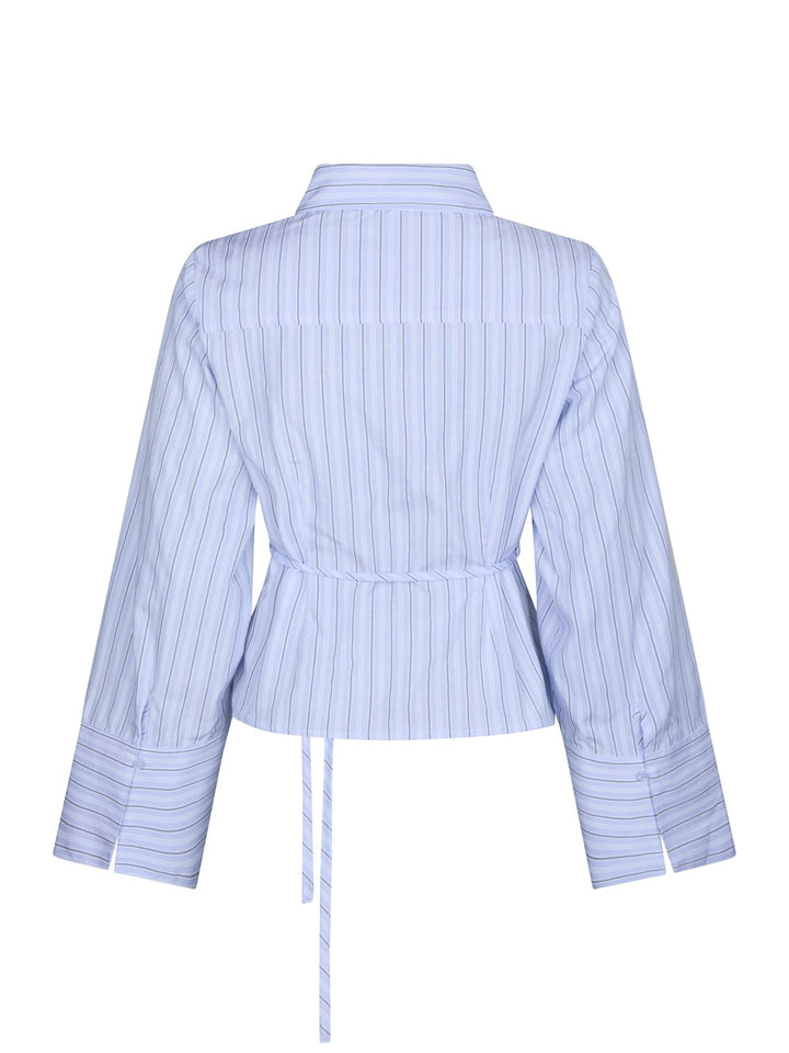 Clarida Double Stripe Shirt  Light Blue