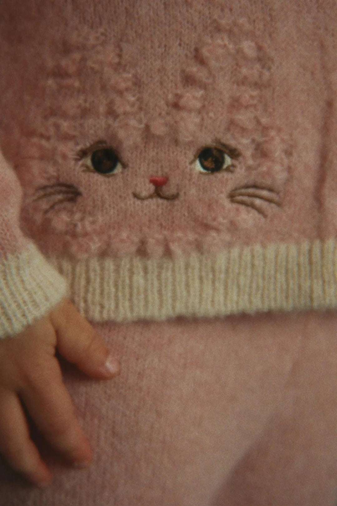 KITTY CARDIGAN  Silver Pink